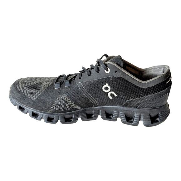 ON RUNNING Cloud X 'Black Asphalt Grey' Running Shoes Size 10 - Picture 6 of 9